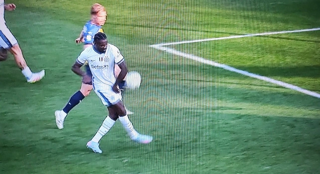 L'Inter raddoppia con Thuram ma il gol è viziato da un tocco di mano, Marelli a DAZN: Qualche dubbio rimane