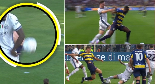 Moviola Parma-Inter, Marelli:  Mano Thuram, rigore Carlos Augusto e rosso Zalewski: ecco la verità