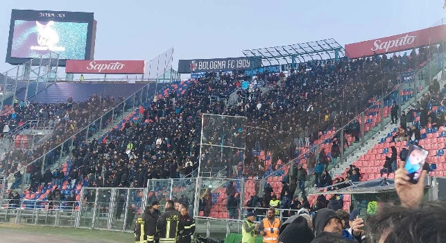 Settore ospiti Bologna Napoli