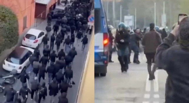 Scontri ultras a Bologna