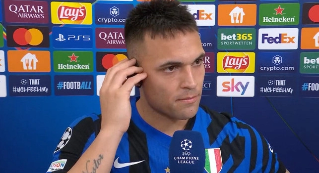Lautaro Martinez non molla lo scudetto: Gara di ritorno? Pensiamo prima al campionato, dobbiamo recuperare