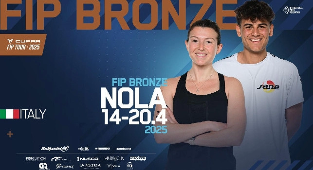 I campioni del padel Internazionale scendono in campo dal 14 al 20 aprile: al via il Fip Bronze al Palapadel di Nola