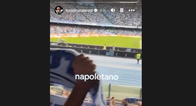 Sono napoletano, napoletano vero, dedica fantastica di Totò Di Natale | VIDEO