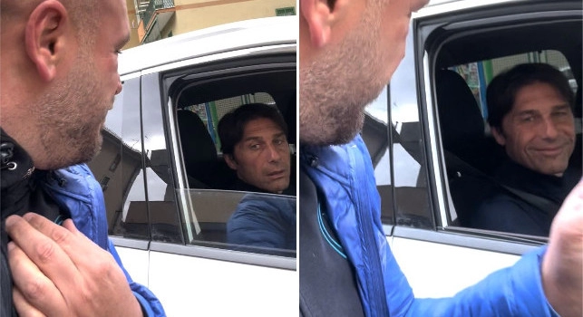 Mister, fateci vincere lo Scudetto!: Conte fermato nel traffico stamattina risponde così | VIDEO