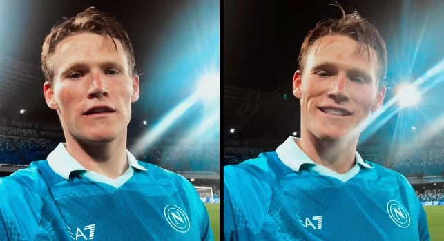 McTominay manda un messaggio ai tifosi in italiano dopo Napoli-Empoli 3-0 | VIDEO