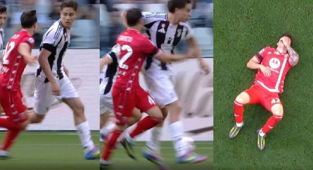 Juve-Monza 2-0, follia Yildiz: gomitata in pieno volto a Bianco e cartellino rosso | FOTO