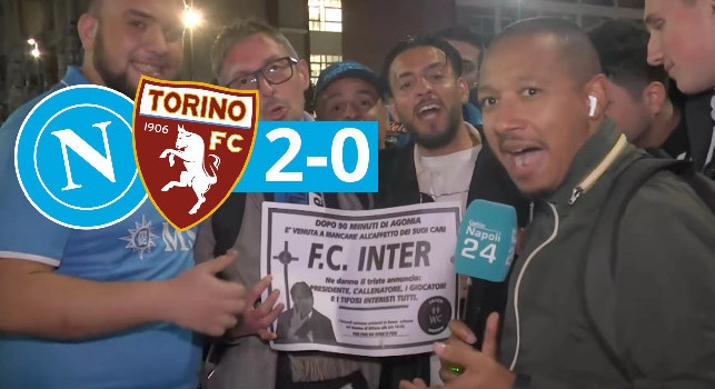 Il Napoli è primo, delirio al Maradona: guardate la reazione dei tifosi allo stadio | VIDEO