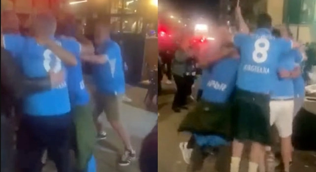 Tifosi scozzesi a Napoli