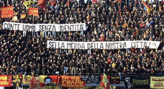 Senza identità, sei la m**** di questa città!. Perché i tifosi del Lecce ce l'hanno con Conte: ecco cosa è successo