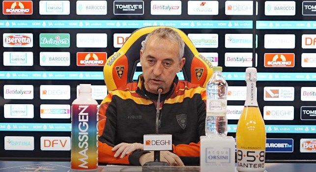 Lecce, Giampaolo in conferenza: Il Napoli non è solo McTominay, sono i più forti! Verrà qui a fare la partita, è la forza dell'avversario a metterti in certe condizioni