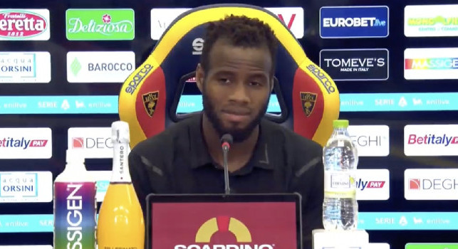 Lecce, Coulibaly in conferenza: Avremmo meritato un punto! Abbiamo giocato contro una grande, c'è mancato poco per portare un risultato a casa