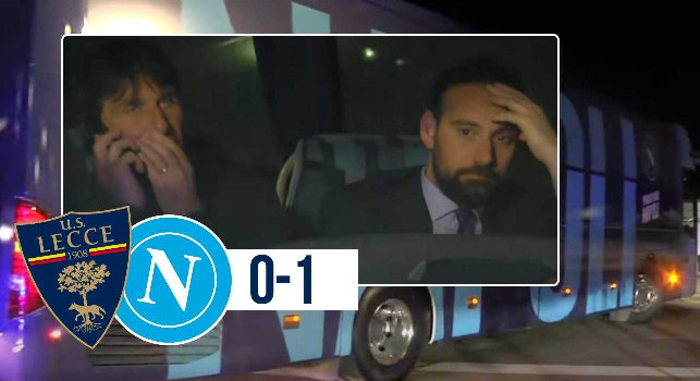 Il Napoli ha lasciato Lecce! Squadra verso Brindisi, poi l'arrivo Capodichino | VIDEO