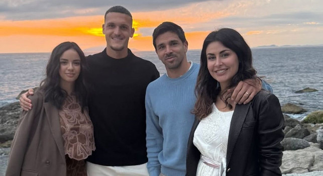 Rafa Marin e Simeone inseparabili, serata insieme per i due azzurri | FOTO