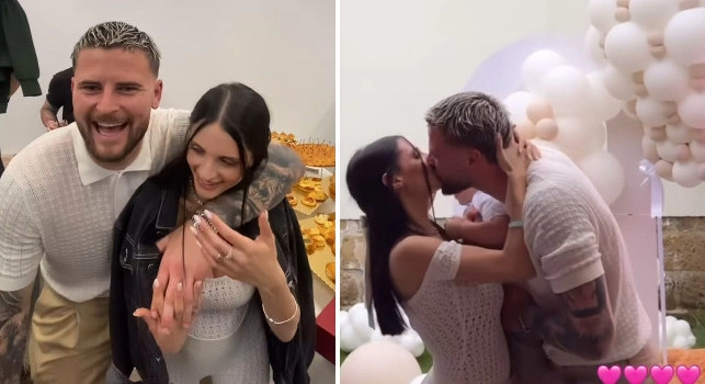 Contini di nuovo pap&agrave;, gender reveal per il portiere azzurro | VIDEO