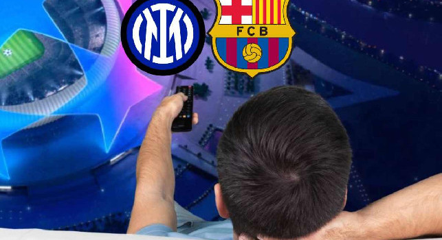 dove vedere Inter Barcellona in tv