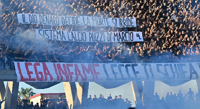 Lecce-Napoli, durissima punizione del Giudice Sportivo!