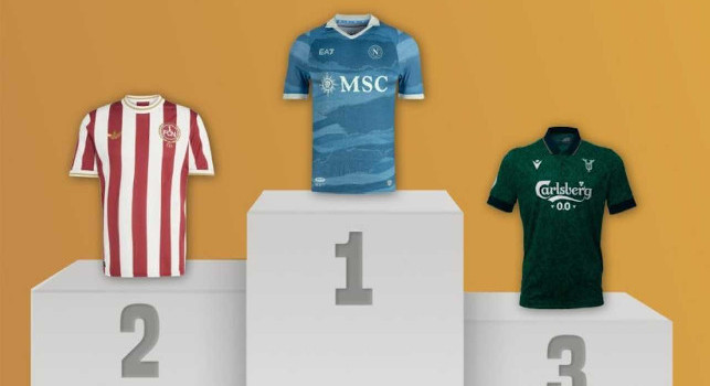 La quarta maglia del Napoli vince il premio di Footy Headlines come miglior maglia di aprile