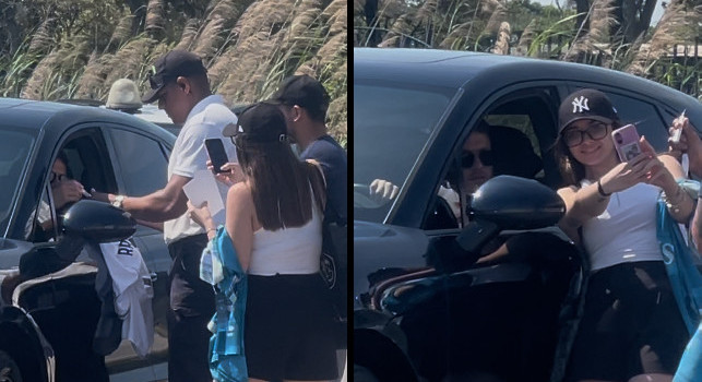 Rrahmani scorge una sua maglia fra i tifosi a Castel Volturno: guardate cosa fa! | VIDEO CN24