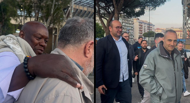 Forza Napoli!. Allo stadio arrivati il socio di Shaquille O'Neal ed il nuovo socio di maggioranza del Napoli Basket | VIDEO