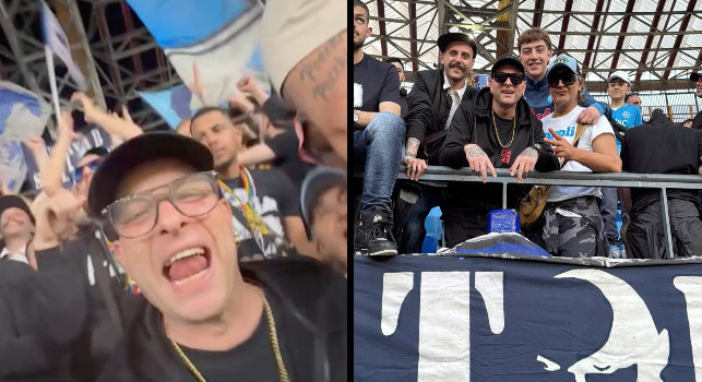 Clementino show: guarda Napoli-Genoa con gli Ultras in Curva B! | VIDEO