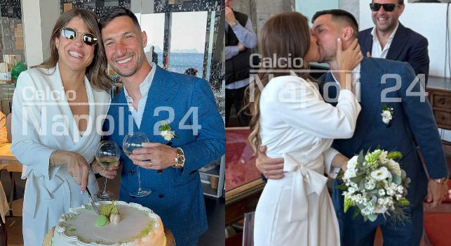 Politano si sposa! Rito civile al Maschio Angioino con la sua Alessandra | VIDEO