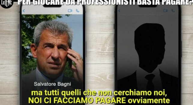 Salvatore Bagni a Le Iene