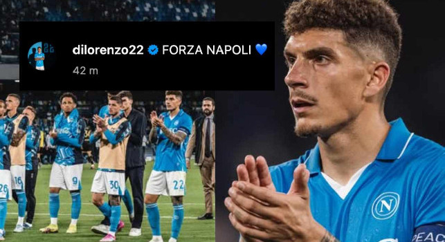 Di Lorenzo suona la carica sui social! Messaggio a caratteri cubitali: Forza Napoli