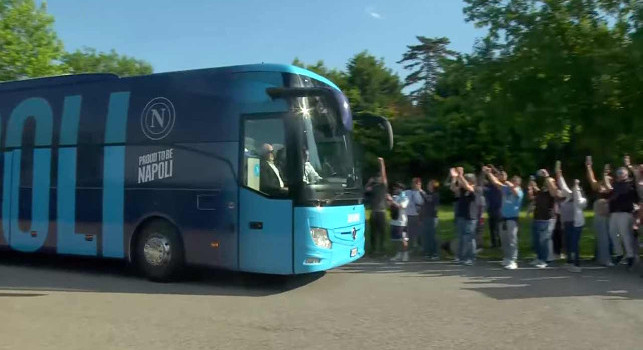 Arrivo Napoli a Parma