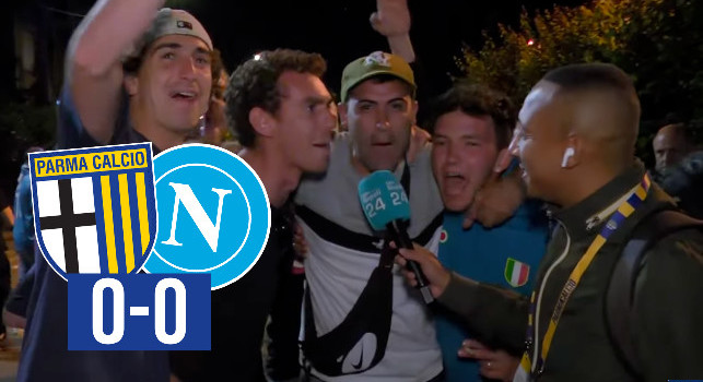 Parma-Napoli 0-0, guardate la reazione dei tifosi napoletani al Tardini | VIDEO