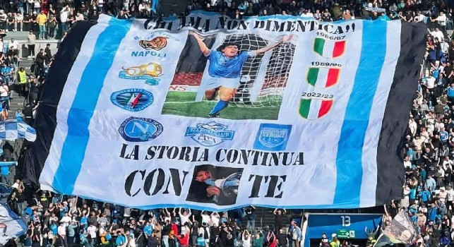 Scudetto Napoli, tanti ordini per striscioni ma tutti in stand-by