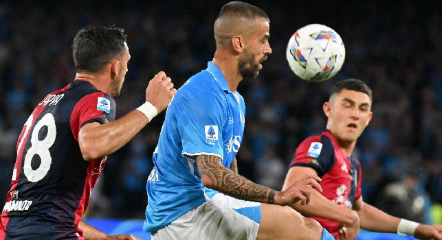 Napoli Cagliari 0-0: Spinazzola si divora il vantaggio a porta vuota