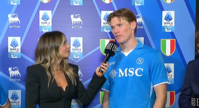 McTominay a Dazn: Incredibile tutto questo! I tifosi mi hanno dato tutto in questa annata