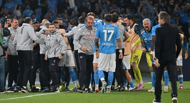 Anche la Juventus fa le congratulazioni al Napoli per lo scudetto