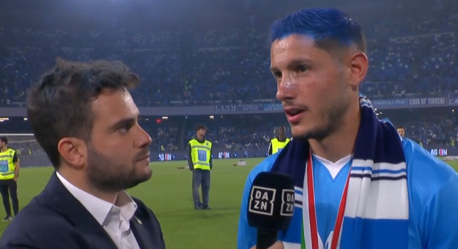 Mazzocchi: Per un napoletano vincere lo scudetto qui è unico. Dedico tutto questo ad un mio amico che non c'è più