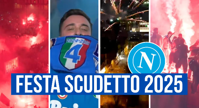 Napoli campione d\'Italia! Festeggiamenti epocali per il quarto scudetto | VIDEO