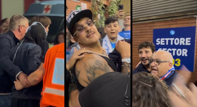 Geolier, Liberato e Stefano De Martino alla festa scudetto: guardate la reazione | VIDEO