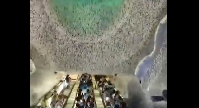 Festa Scudetto Napoli, meravigliosi immagini anche dalla stazione Toledo | VIDEO