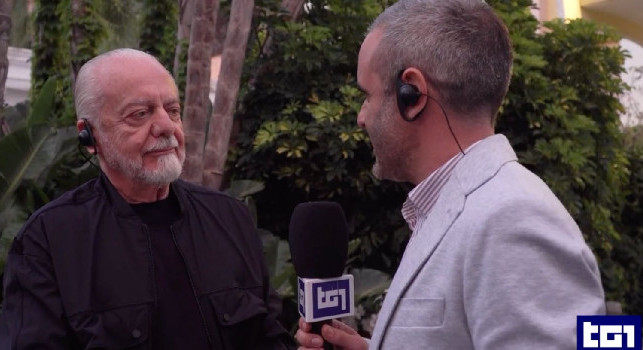 De Laurentiis: Conte resterà? Il problema è che uno deve stare bene in un ambiente, se non sta bene deve cambiare aria