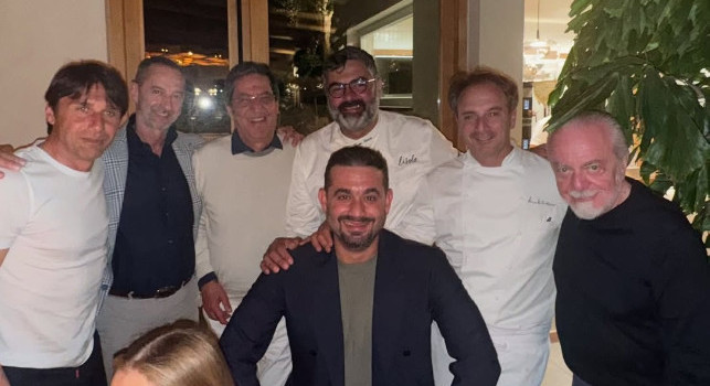 De Laurentiis e Conte a Ischia: spuntano le foto della festa di compleanno del presidente | FOTO