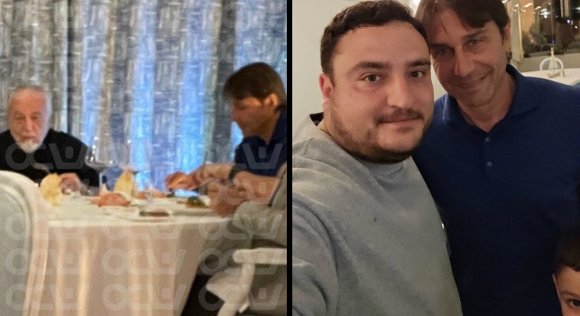 De Laurentiis e Conte ancora insieme a Ischia: i due stasera a cena a Lacco Ameno | FOTO