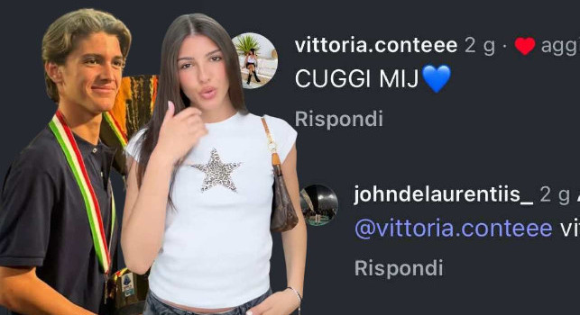 Il Napoli unisce: è nata un'amicizia tra Vittoria Conte e John De Laurentiis | FOTO