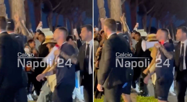 Cena scudetto Napoli, Politano ancora scatenato: guardate come si presenta | VIDEO CN24