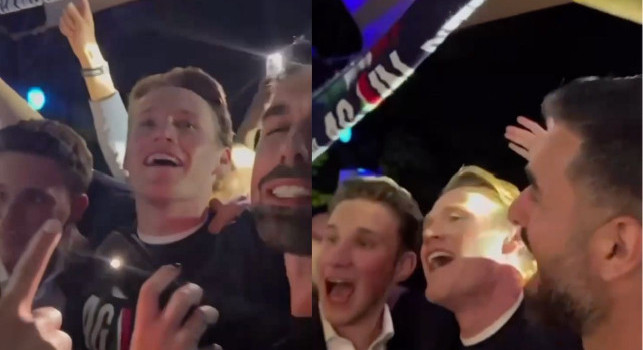 Cena scudetto Napoli, McTominay scatenato canta in napoletano | VIDEO