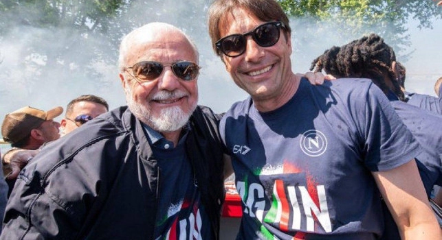 Aurelio De Laurentiis e Antonio Conte