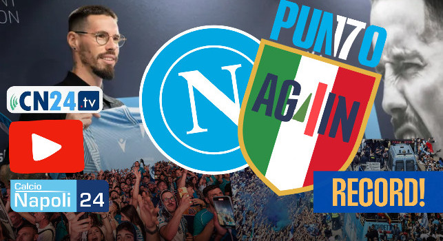 Festa Scudetto Napoli, account Youtube CalcioNapoli24 primo in tendenze Italia: 207 mila spettatori unici e 12,5 MLN views in 5 giorni!
