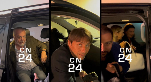 Conte-De Laurentiis, cena con mogli e dirigenti SSC Napoli dopo il summit positivo! | VIDEO ESCLUSIVO