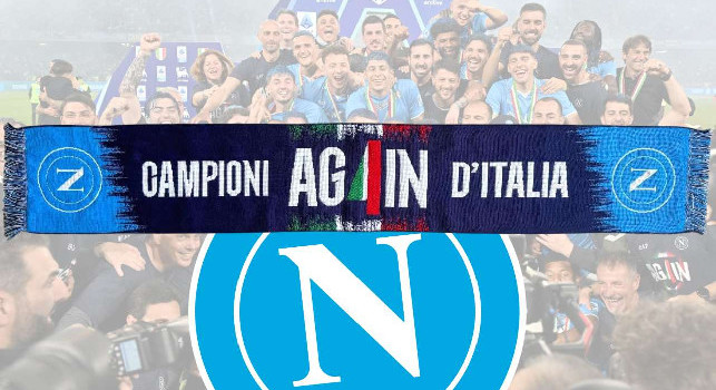 SSC Napoli sciarpa scudetto