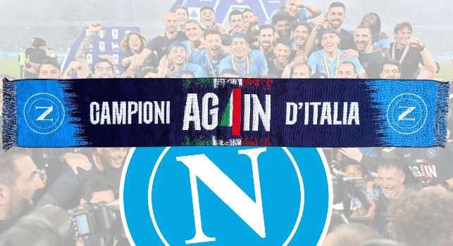 SSC Napoli sciarpa scudetto