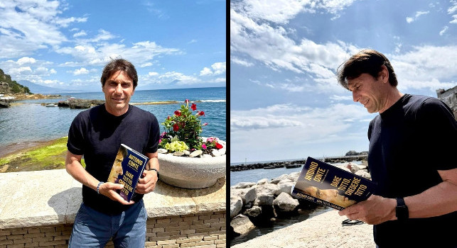 Conte pubblicizza il suo nuovo libro col Vesuvio e il Golfo di Napoli sullo sfondo: Dare tutto, chiedere tutto | FOTO