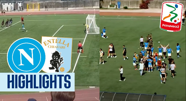 Highlights Napoli-Virtus Entella 2-0: i gol di Lorenzo Russo e la festa, azzurrini promossi in Primavera 1! | VIDEO